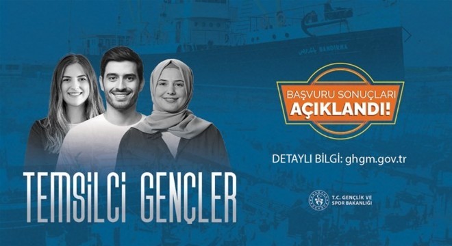 'Temsilci Genç'ler açıklandı