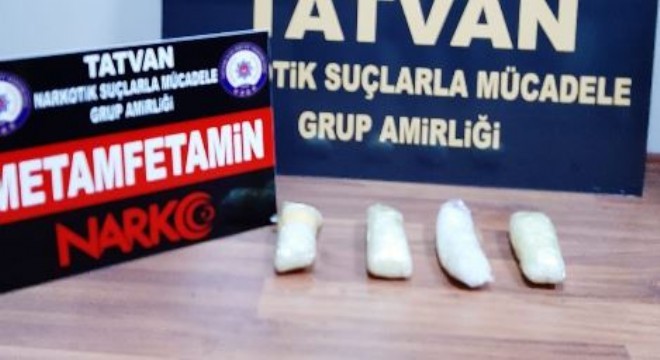 1 kilo metanfetamin ele geçirildi