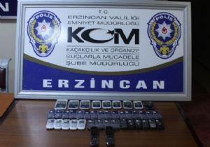 ERZİNCAN’DA 42 ADET KAÇAK CEP TELEFONU ELE GEÇİRİLDİ