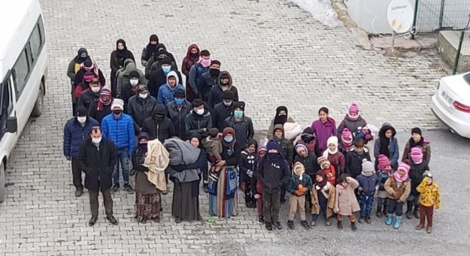 36 düzensiz göçmen yakalandı