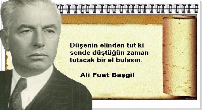 Ali Fuat Başgil e vefa