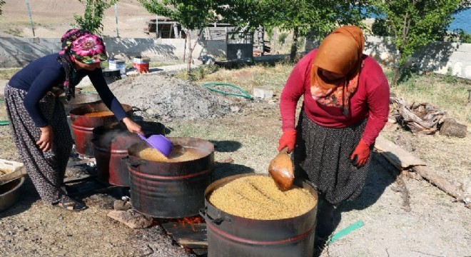 Anadolu’da bulgur kaynatma geleneği hala diri