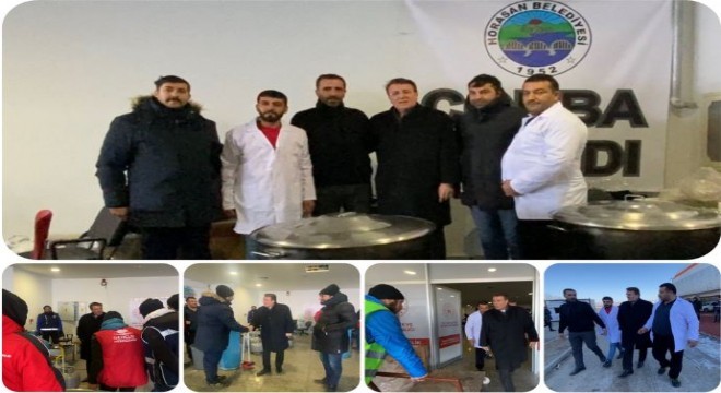 Aydemir Horasan Belediyesi ekibine teşekkür etti