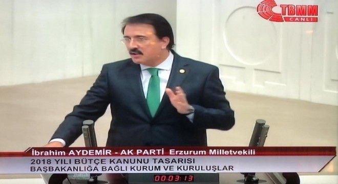 Aydemir: ‘Erzurum, hainlere geçit vermeyen şehirdir’