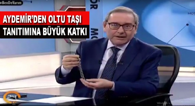 Aydemir’in jesti Oltu Taşını gündeme taşıdı