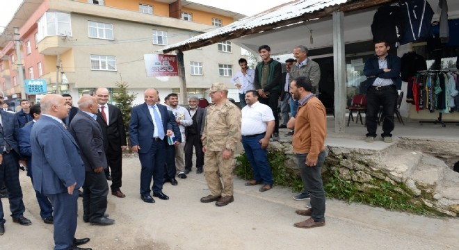 Azizoğlu ilçe ziyaretlerini sürdürüyor