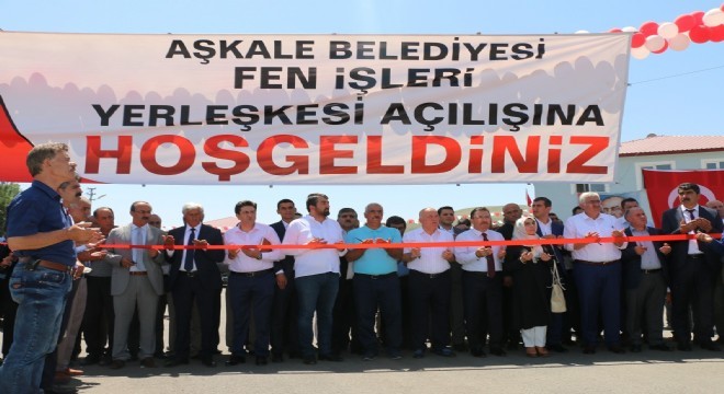 Aşkale Belediyesinden Fen İşleri Yerleşkesi