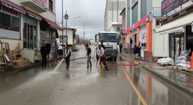 Aşkale de bahar temizliği