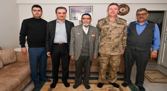 Baruş'tan gazilere vefa ziyareti