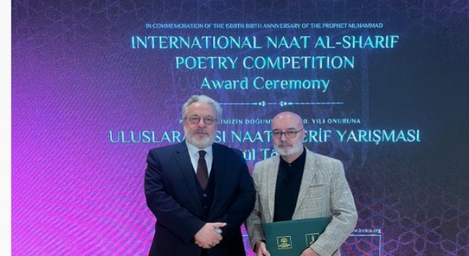 Bayar a Uluslararası Naat-ı Şerif ödülü
