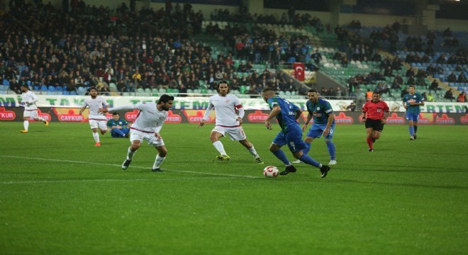 Boluspor Rizespor a tek golle boyun eğdi