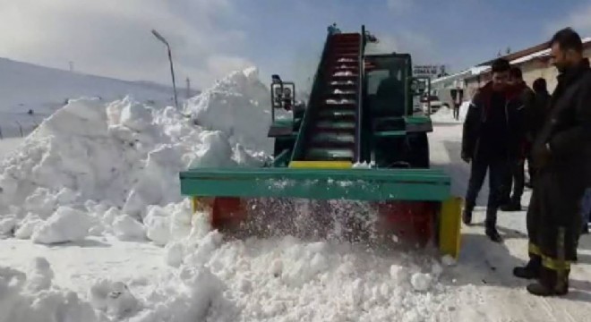 Doğulu girişimciden yerli ve milli kar küreme aracı