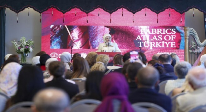 Emine Erdoğan Anadolu tekstilini first lady lere tanıttı