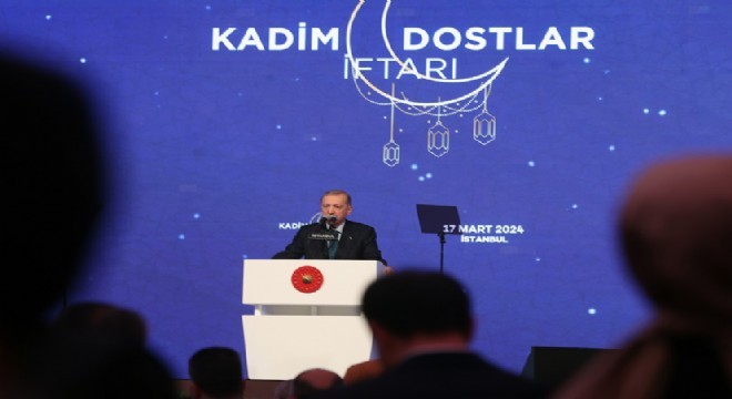 Erdoğan Kadim Dostlar’a seslendi