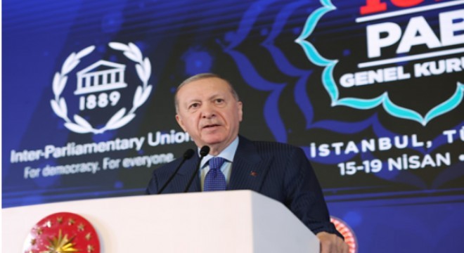 Erdoğan'dan insani değerler vurgusu