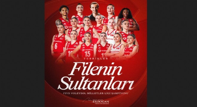Erdoğan’dan 'Filenin Sultanları’na tebrik