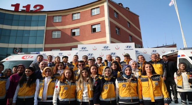 Erzurum 112’e 2 ambulans takviyesi