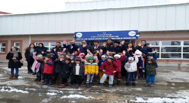 Erzurum AFAD öğrencileri ağırladı