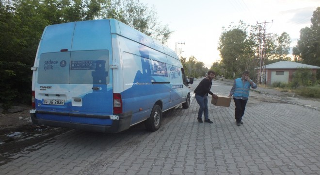 Erzurum dan Muş a yardım eli