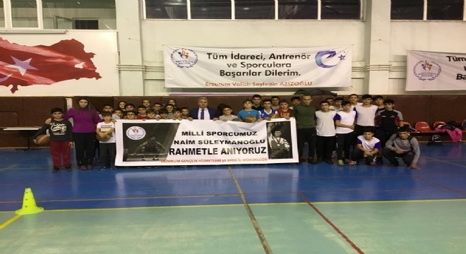 Erzurumlu sporculardan Süleymanoğlu na vefa