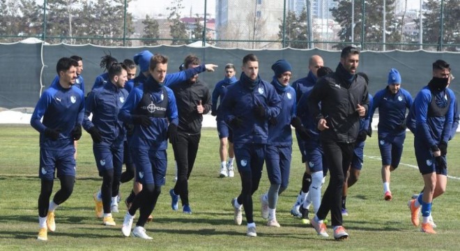 Erzurumspor Trabzonspor maçına yoğunlaştı