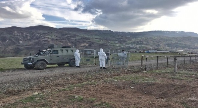 Eskibalta köyü karantinaya alındı