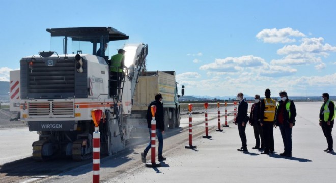 Havalimanı’nda çalışmalar yeniden başladı