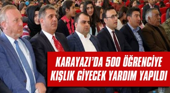 Hayırsever Aca 500 öğrenciyi sevindirdi