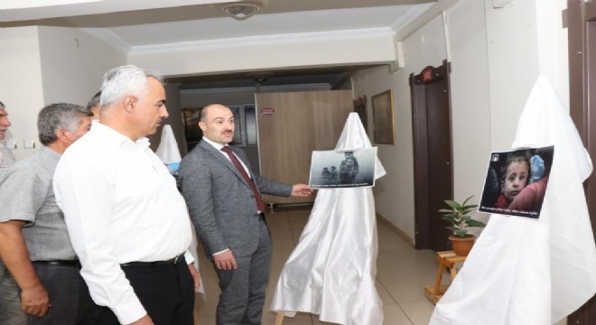 Oltu’da  Gazze’de Çocuk Olmak  resim sergisi