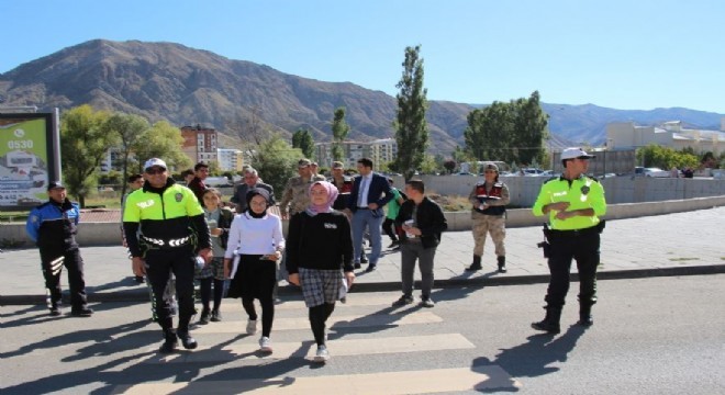 Oltu’da yaya güvenliği etkinliği