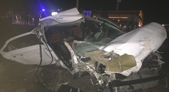 Pasinler’de trafik kazası: 1 ölü 3 yaralı