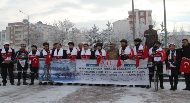 Pedallar Sarıkamış Şehitleri için döndü