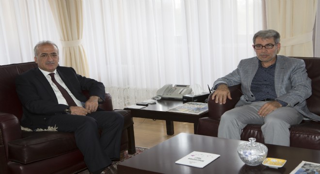 Rektör Çomaklı, MÜSİAD Erzurum Şube Başkanı Taner Bayır ile Bir Araya Geldi