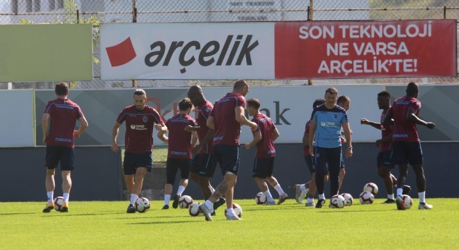 Trabzonspor, Erzurumspor maçı hazırlıklarını sürdürdü