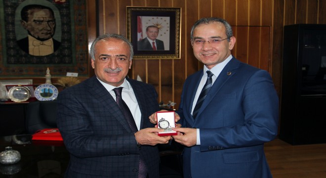 TÜBİTAK Başkan Yardımcısı Arcaklıoğlu ve Alaaddin Keykubat Üniversitesi Rektörü Pınarbaşı, Rektör Çomaklı’yı Ziyaret Etti
