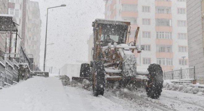 Yakutiye’de kar mesaisi başladı