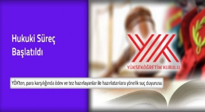 YÖK suç duyurusunda bulundu