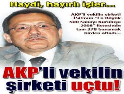AKP’li vekil, Turyağ’ı İSO’da 278 sıra zıplattı