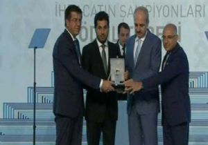 Sarraf a ihracat şampiyonu ödülü