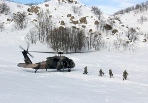 Tunceli de süpürme operasyonu