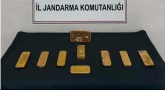 14.7 kilo külçe altın ele geçirildi