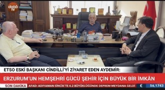 Cindilli’yi ziyaret eden Aydemir: Erzurum yaz aylarında gurbeti memlekete bağlıyor