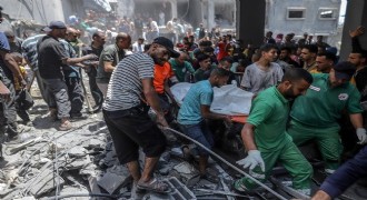 Gazze'de can kaybı 55 bin 493'e yükseldi
