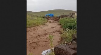 Meteoroloji uyarmıştı: Kağızman’da sel