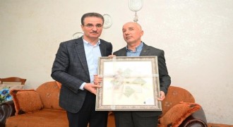 Vali Baruş'tan gazilere bayram ziyareti