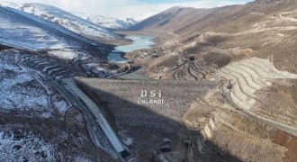 Ünlendi Barajı'nda su tutuldu