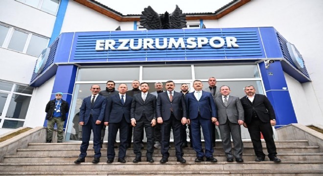 Çiftçi’den Erzurumspor’a motivasyon desteği