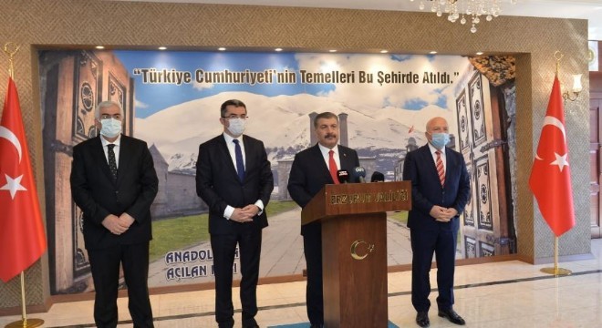 ‘Erzurum’da vaka sayısında yüzde 60’lık düşüş var’