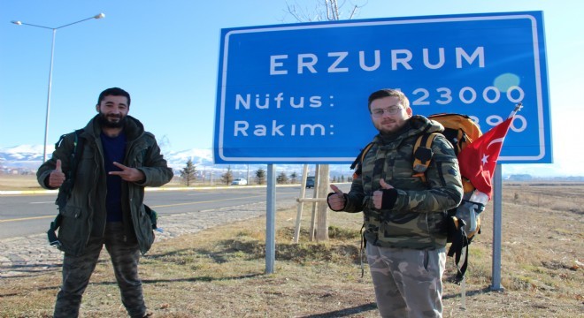 ‘Sırt Çantalı Gezenler‘ Erzurum’da